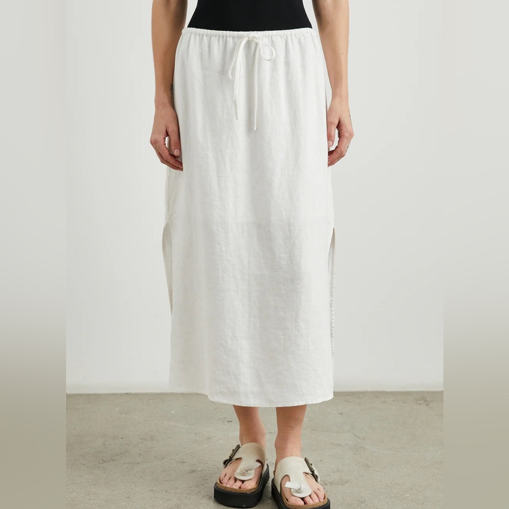 Rails Linen Midi Skirt
